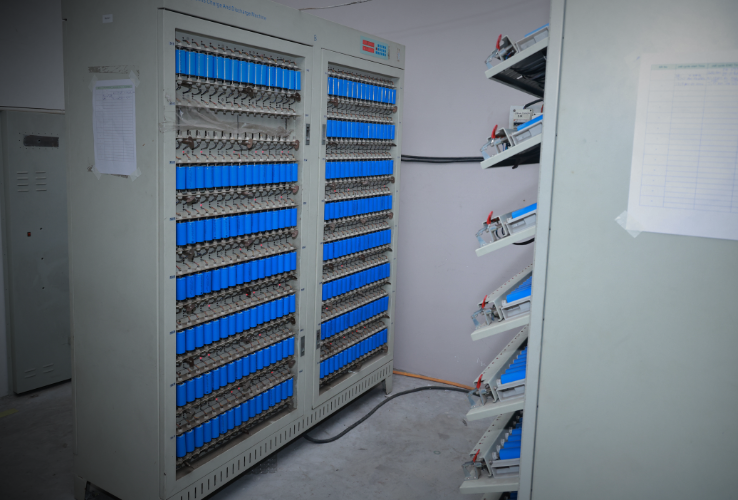 New manufacturing machines and equipment on the production floor