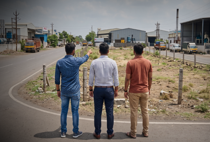 Land purchased for the new solar street lighting factory